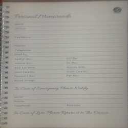 God's Grace B5 5 Subjects Trans PP Spiral Un-Ruled Notebook 300pgs